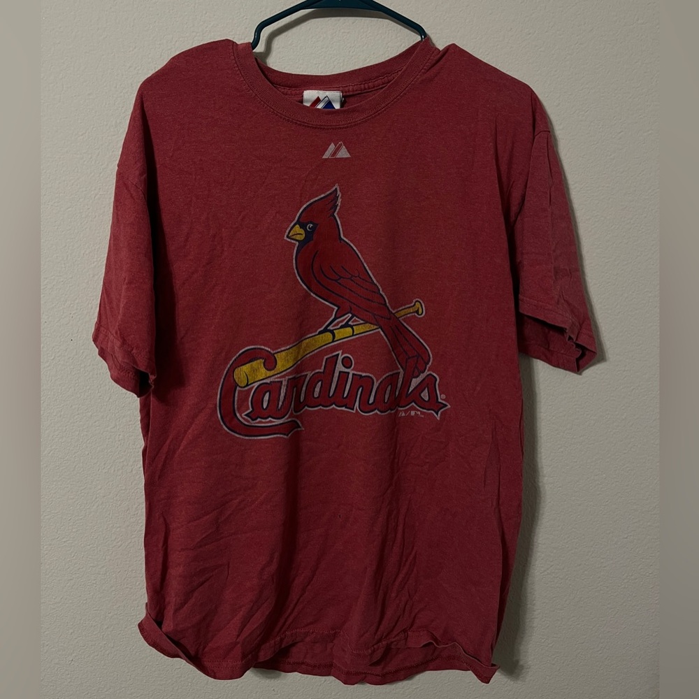 Majestic Red Cardinals Men's Shirt